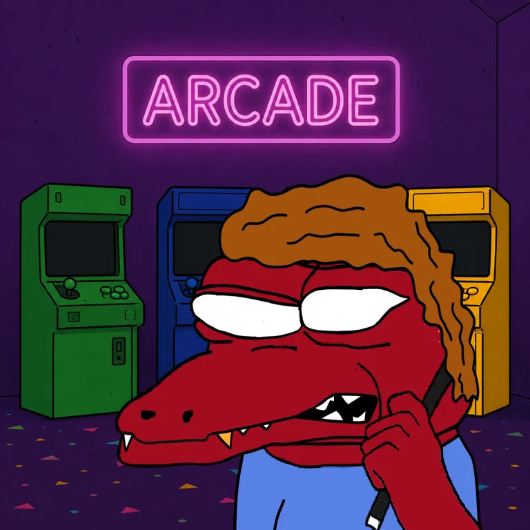Red COCO in an arcade